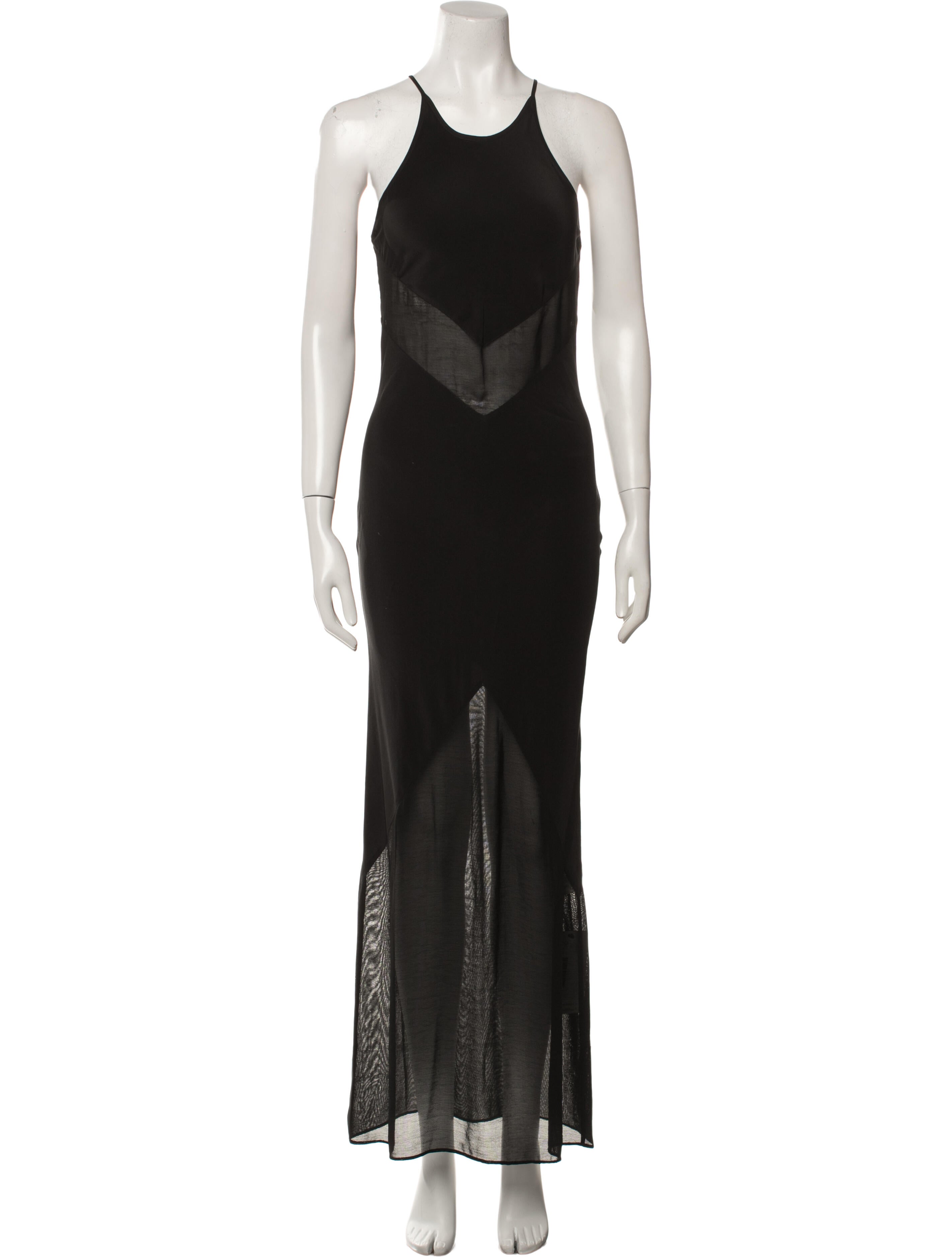T by Alexander Wang Silk Long Dress