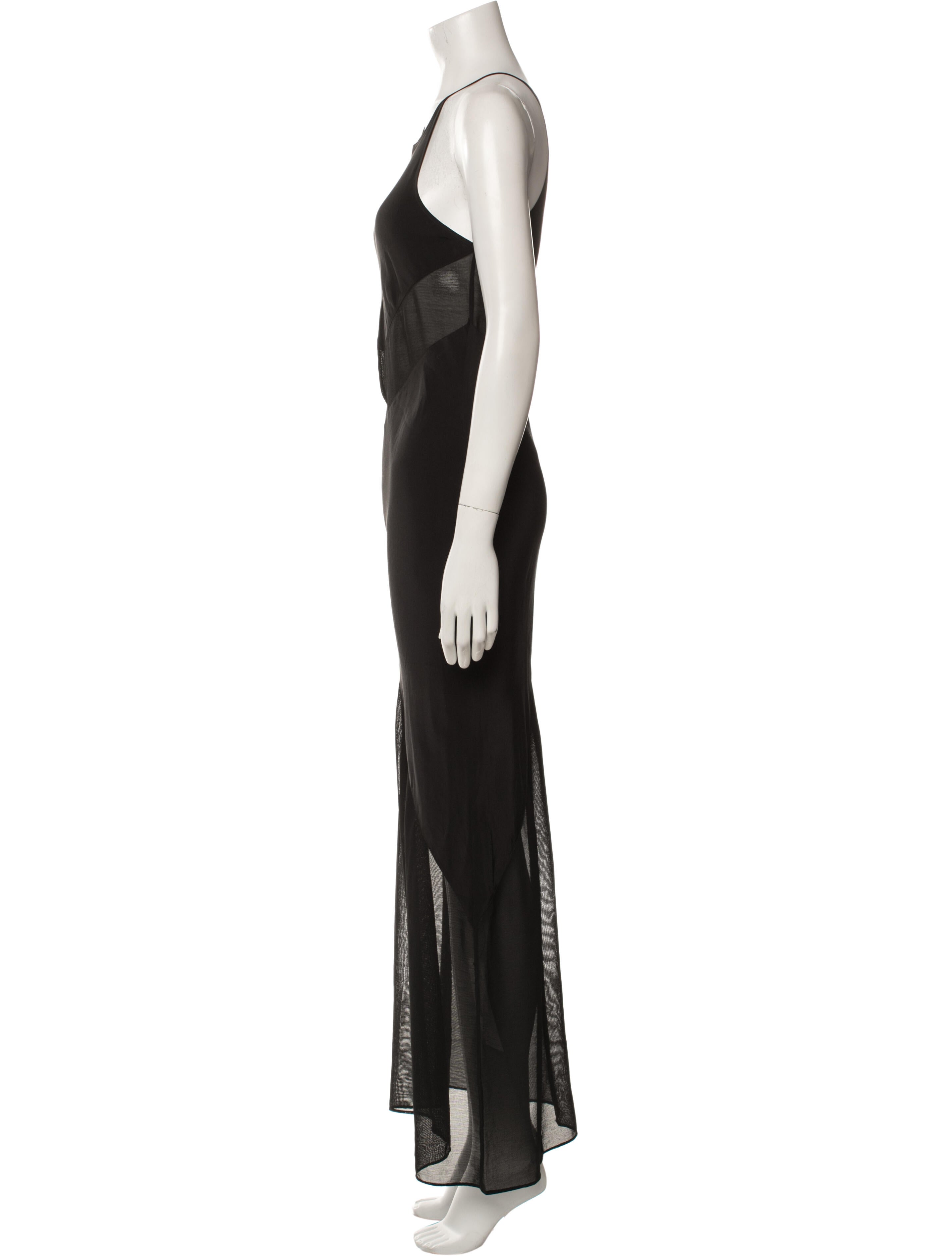 T by Alexander Wang Silk Long Dress