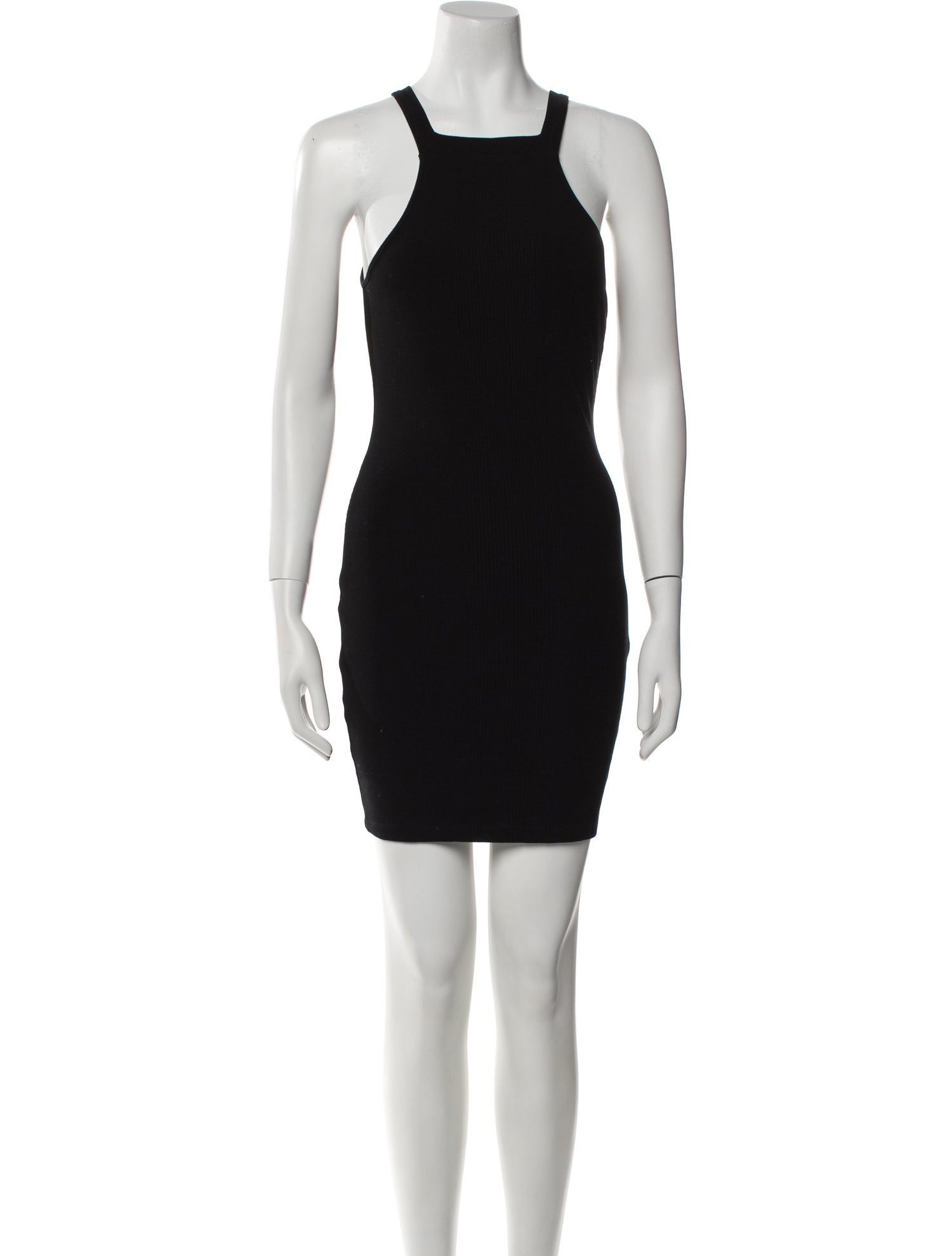 T by Alexander Wang Square Neckline Mini Dress