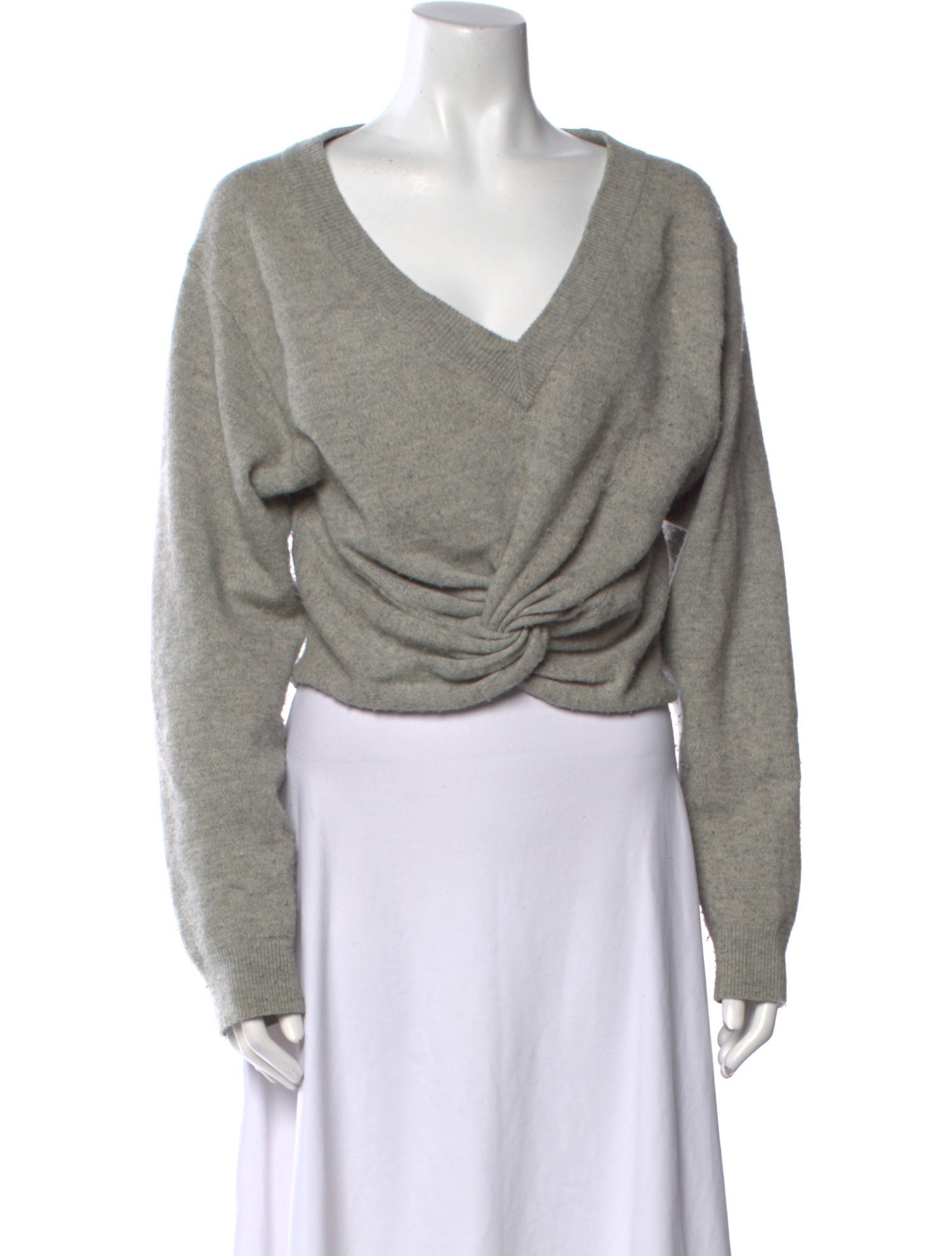 T by Alexander Wang Wool V-Neck Sweater