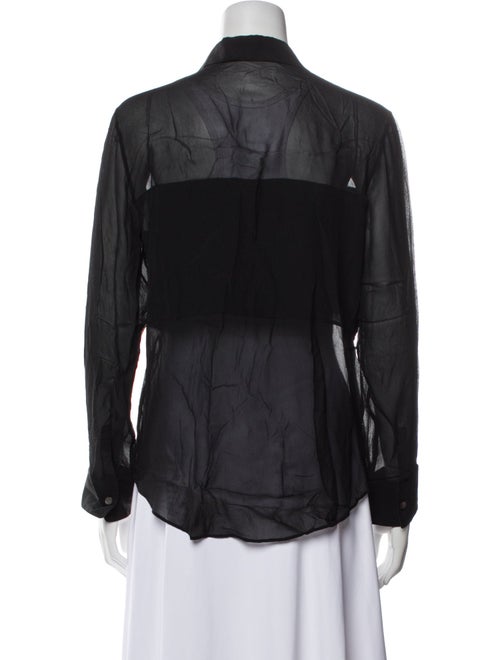 T by Alexander Wang Long Sleeve Button-Up Top