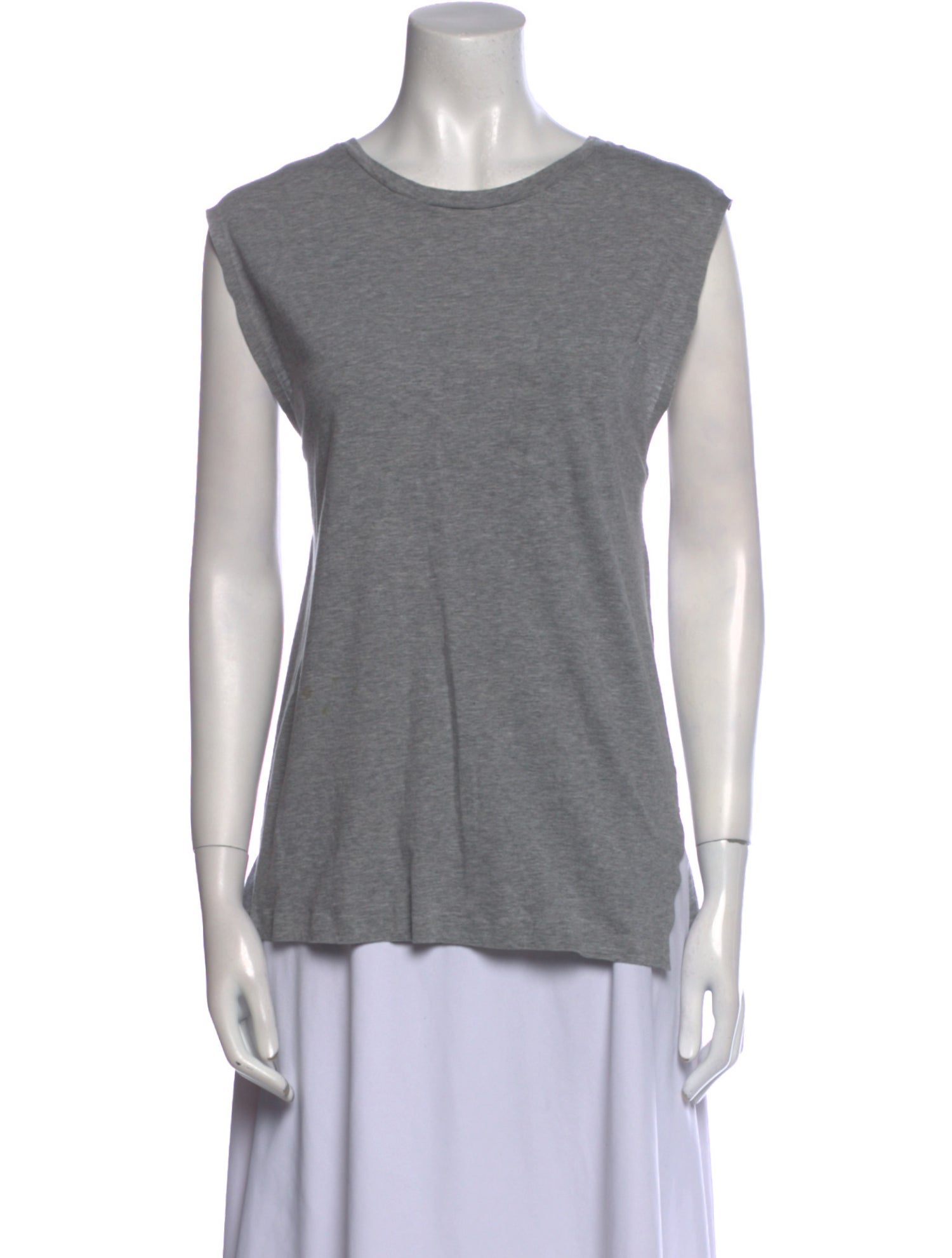 T by Alexander Wang Scoop Neck Sleeveless T-Shirt