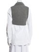 T by Alexander Wang Merino Wool Long Sleeve Button-Up Top