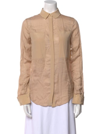 T by Alexander Wang Long Sleeve Button-Up Top