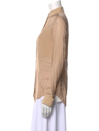 T by Alexander Wang Long Sleeve Button-Up Top