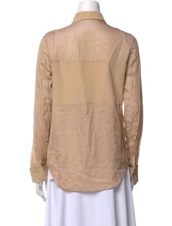 T by Alexander Wang Long Sleeve Button-Up Top