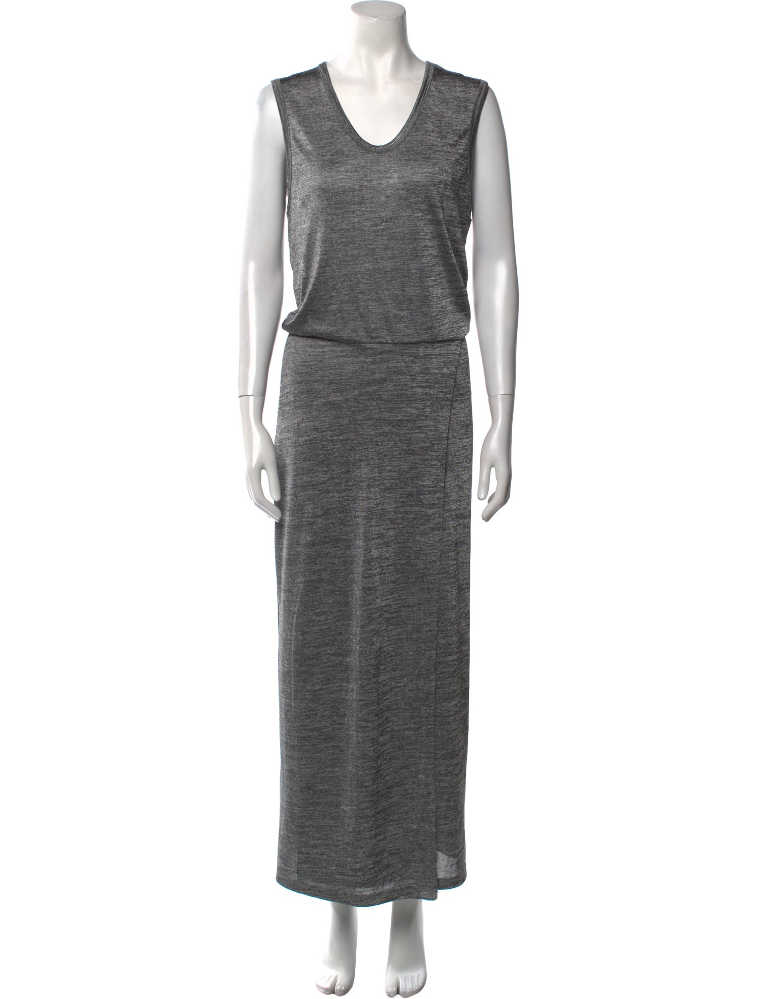 T by Alexander Wang Scoop Neck Long Dress