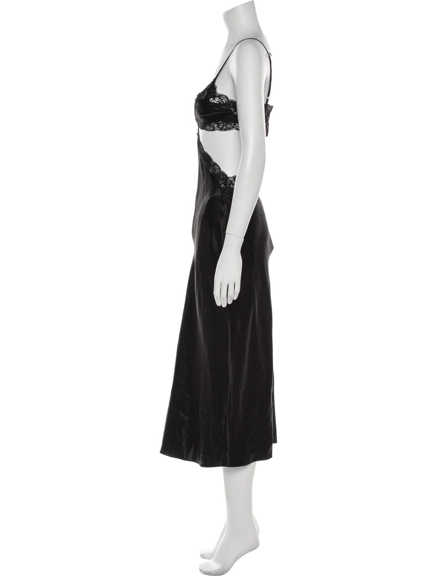 T by Alexander Wang Silk Long Dress