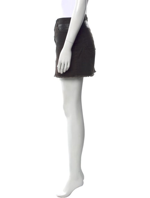 T by Alexander Wang Raw-Edge Trim Mini Skirt