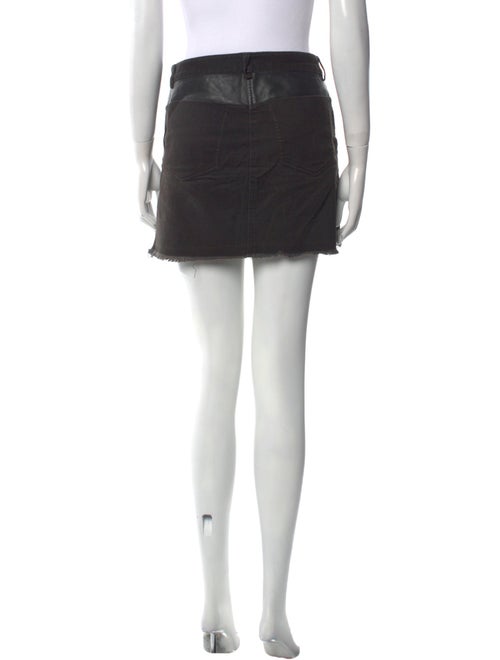 T by Alexander Wang Raw-Edge Trim Mini Skirt