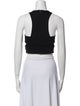 T by Alexander Wang Crew Neck Sleeveless Crop Top