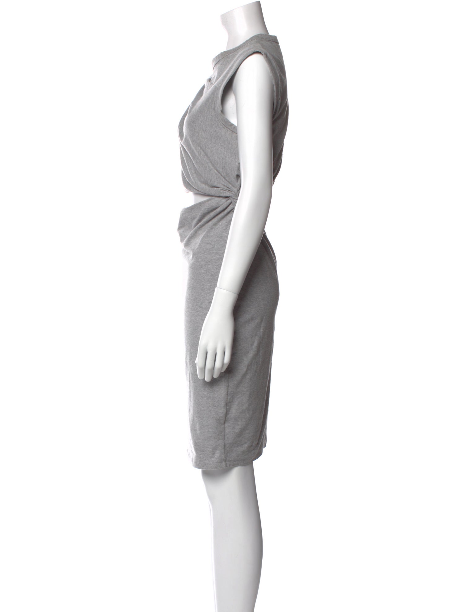 T by Alexander Wang Crew Neck Knee-Length Dress