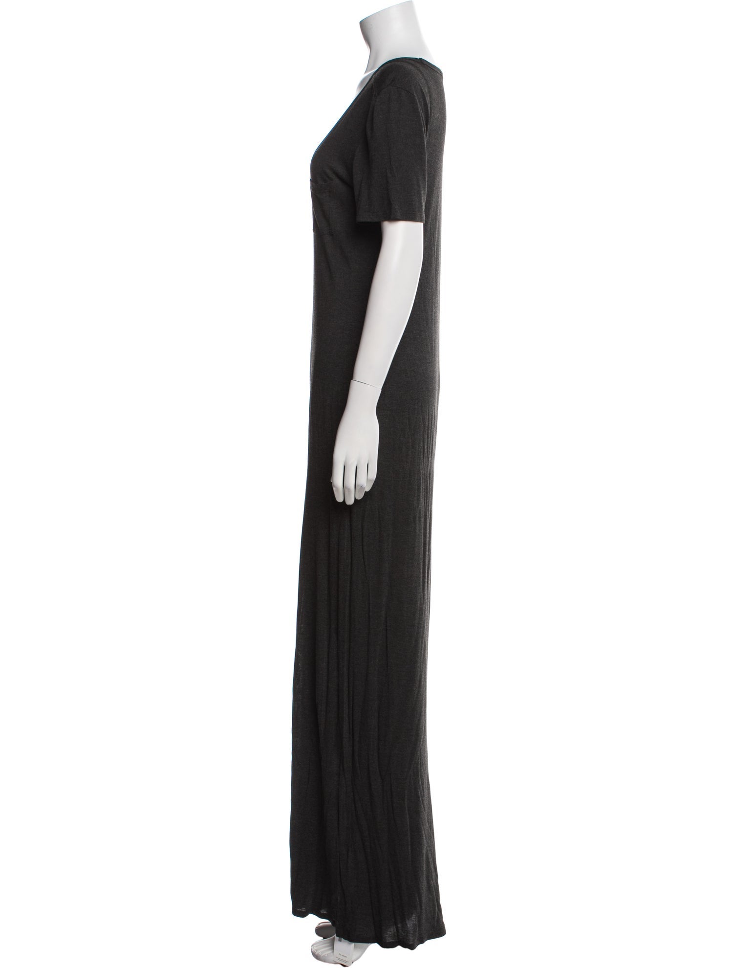 T by Alexander Wang V-Neck Long Dress