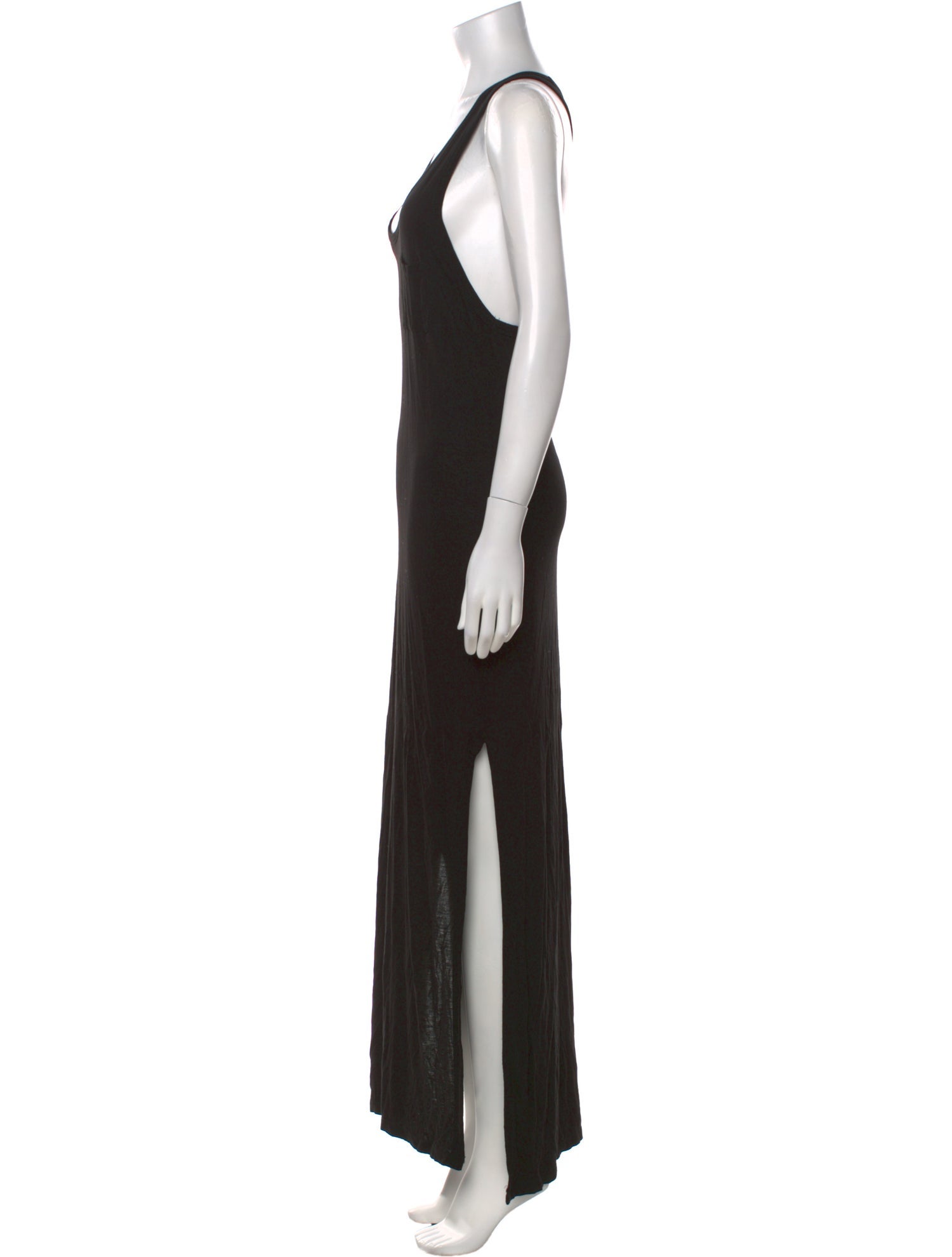T by Alexander Wang Scoop Neck Long Dress