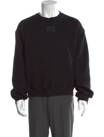 T by Alexander Wang Graphic Print Crew Neck Sweatshirt