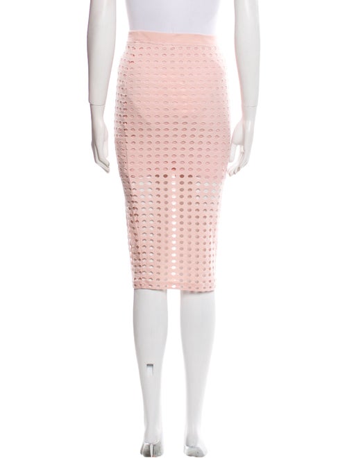 T by Alexander Wang Cutout Accent Knee-Length Skirt