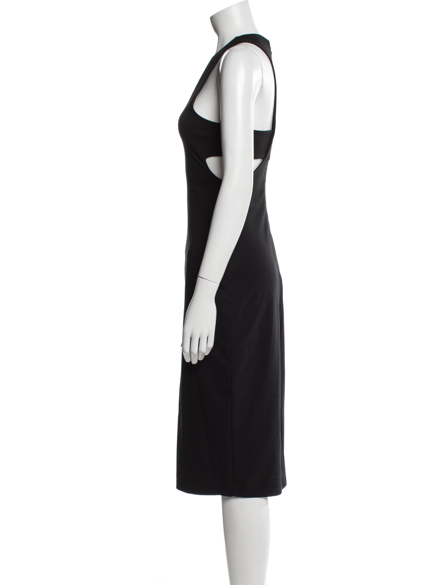 T by Alexander Wang Crew Neck Midi Length Dress