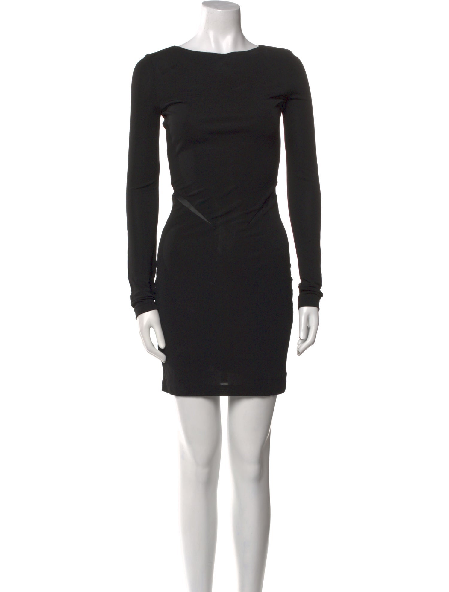 T by Alexander Wang Bateau Neckline Mini Dress