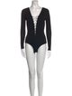 T by Alexander Wang V-Neck Long Sleeve Bodysuit