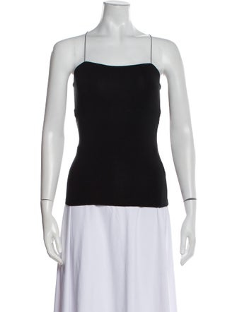 T by Alexander Wang Square Neckline Sleeveless Top