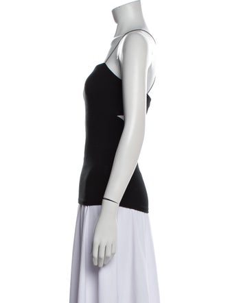T by Alexander Wang Square Neckline Sleeveless Top