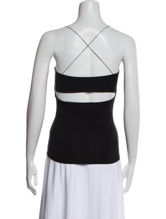 T by Alexander Wang Square Neckline Sleeveless Top