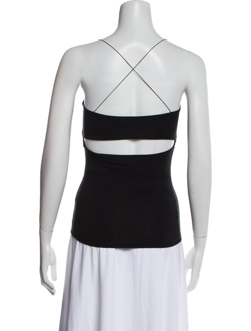 T by Alexander Wang Square Neckline Sleeveless Top