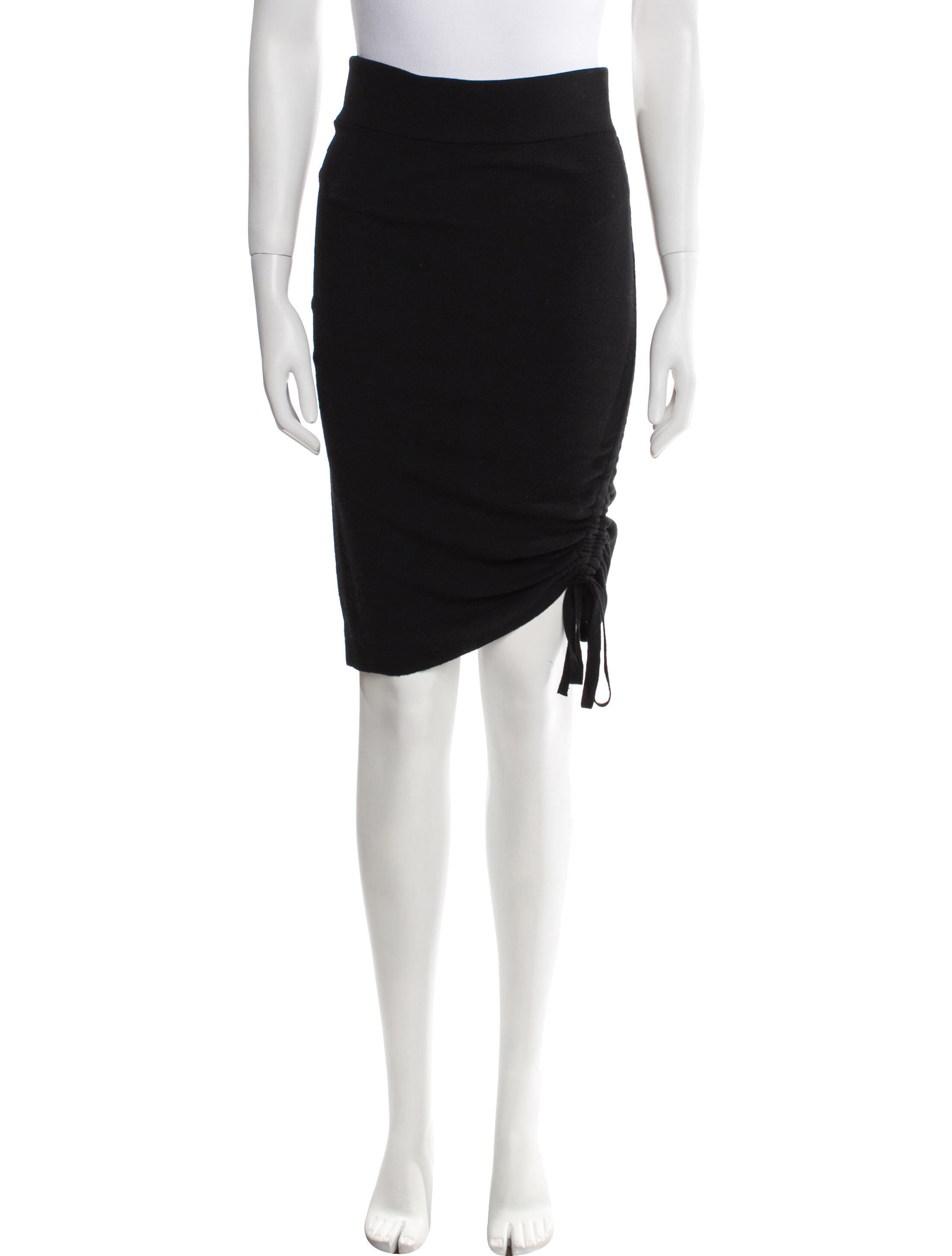 T by Alexander Wang Merino Wool Knee-Length Skirt