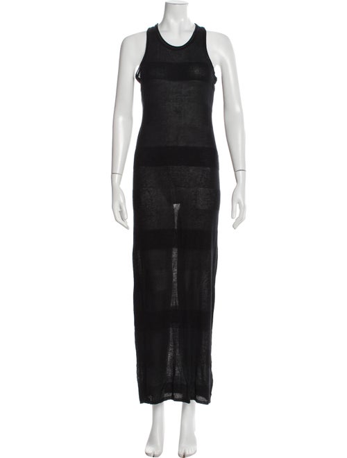 T by Alexander Wang Scoop Neck Long Dress