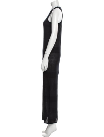 T by Alexander Wang Scoop Neck Long Dress