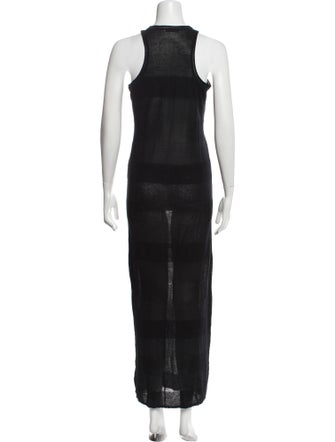 T by Alexander Wang Scoop Neck Long Dress