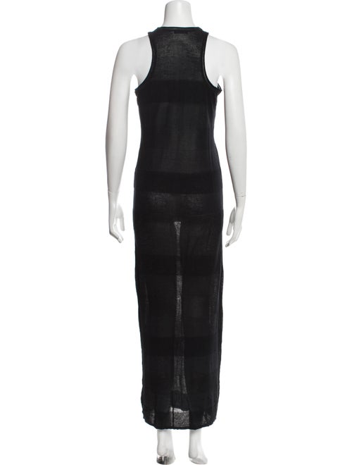 T by Alexander Wang Scoop Neck Long Dress