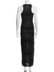 T by Alexander Wang Scoop Neck Long Dress