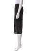 T by Alexander Wang Cutout Accent Knee-Length Skirt