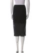 T by Alexander Wang Cutout Accent Knee-Length Skirt