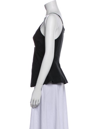 T by Alexander Wang Square Neckline Sleeveless Top
