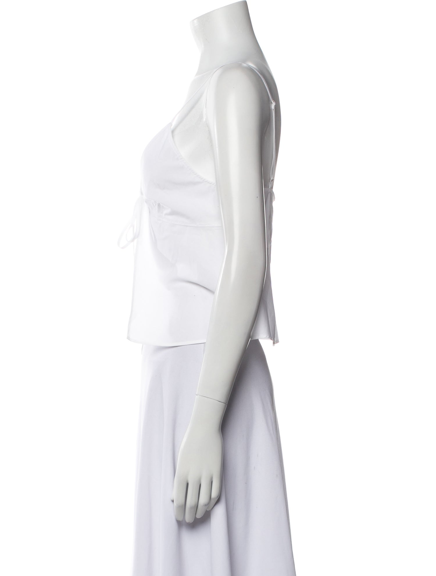 Alexanderwang.T V-Neck Sleeveless Crop Top w/ Tags