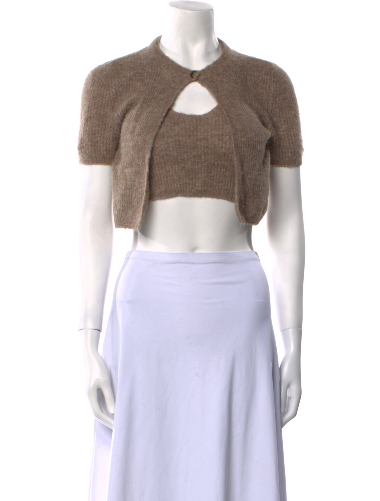 T by Alexander Wang Alpaca Crew Neck Sweater