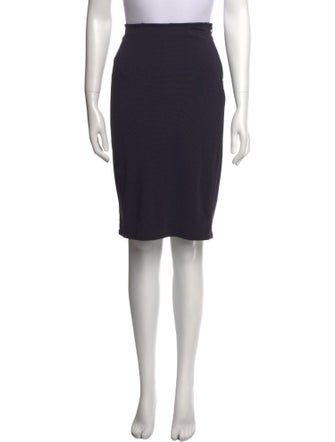T by Alexander Wang Grosgrain Trim Knee-Length Skirt