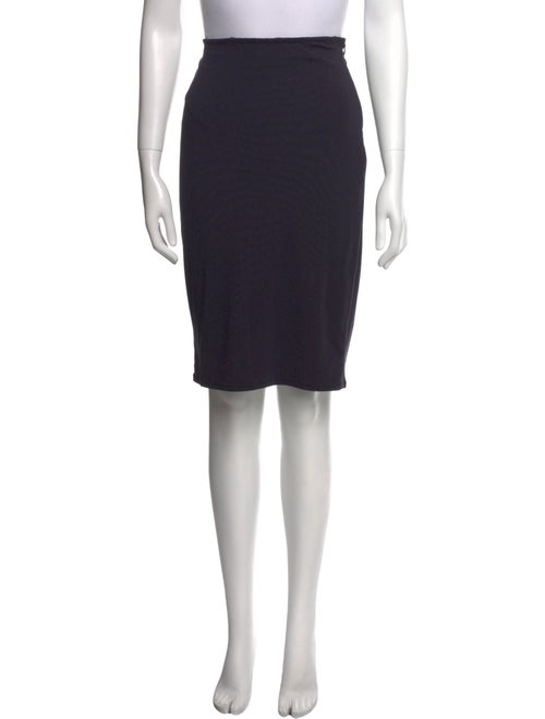 T by Alexander Wang Grosgrain Trim Knee-Length Skirt