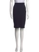 T by Alexander Wang Grosgrain Trim Knee-Length Skirt
