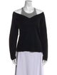 T by Alexander Wang Merino Wool Crew Neck Sweatshirt