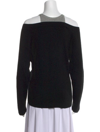 T by Alexander Wang Merino Wool Crew Neck Sweatshirt
