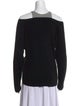 T by Alexander Wang Merino Wool Crew Neck Sweatshirt