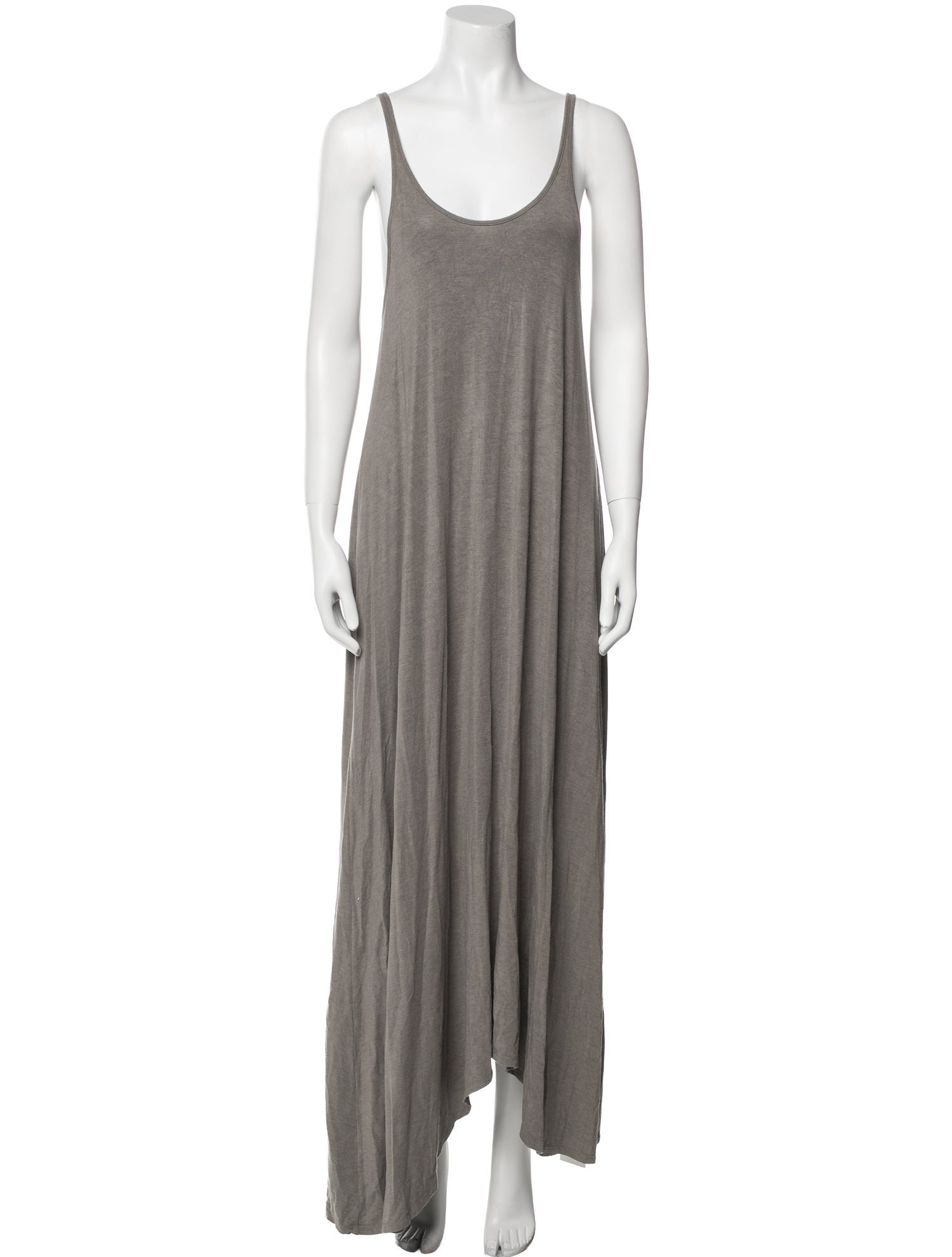 T by Alexander Wang Scoop Neck Long Dress