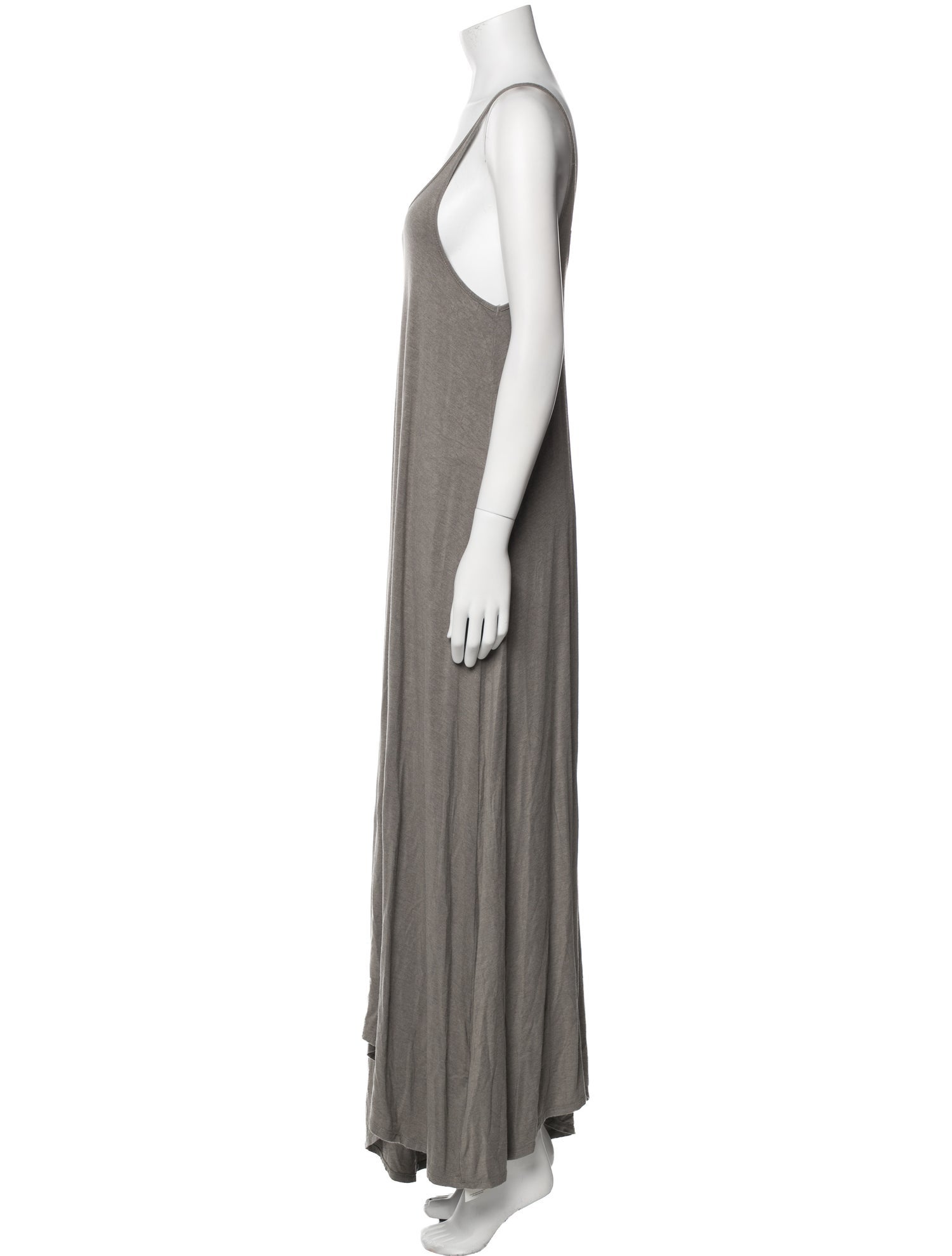 T by Alexander Wang Scoop Neck Long Dress