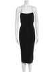 T by Alexander Wang Square Neckline Midi Length Dress