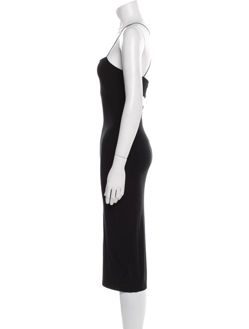 T by Alexander Wang Square Neckline Midi Length Dress