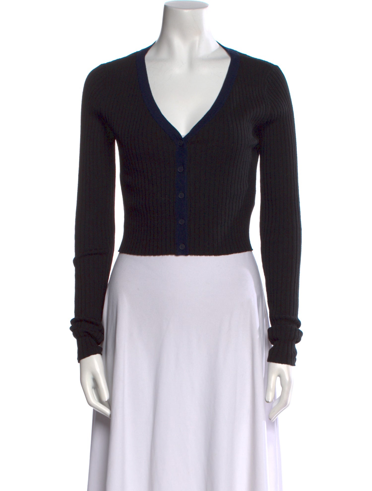 T by Alexander Wang Merino Wool V-Neck Sweater