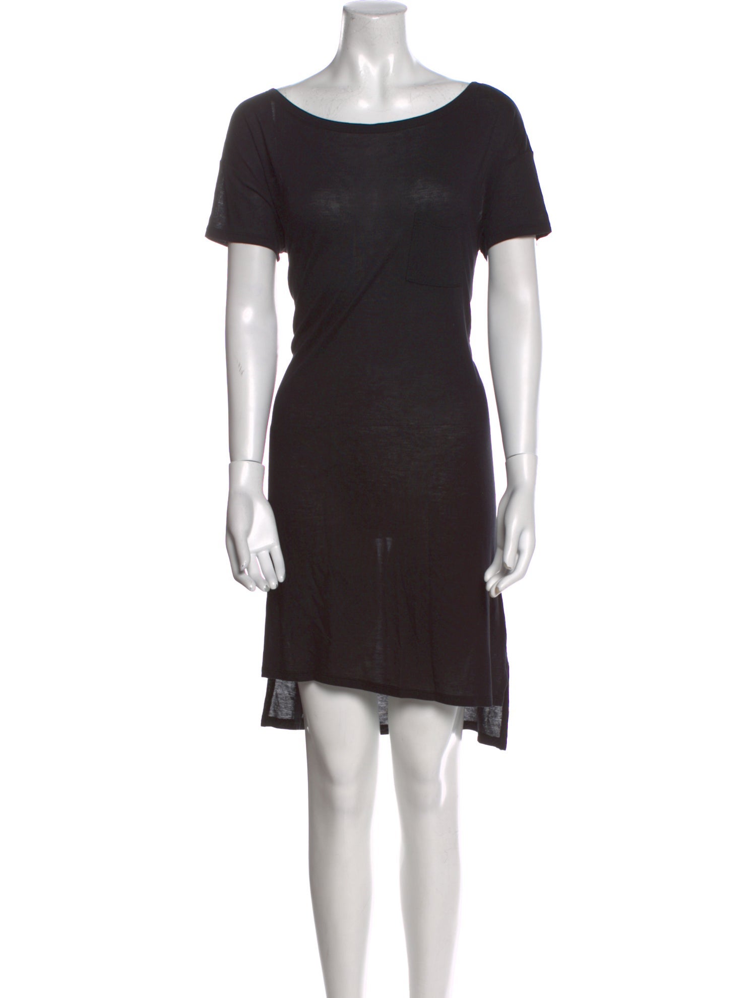 T by Alexander Wang Bateau Neckline Knee-Length Dress